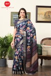 Holland 40 Womens By Apple Daily Wear Silk Printed Sarees Catalog
